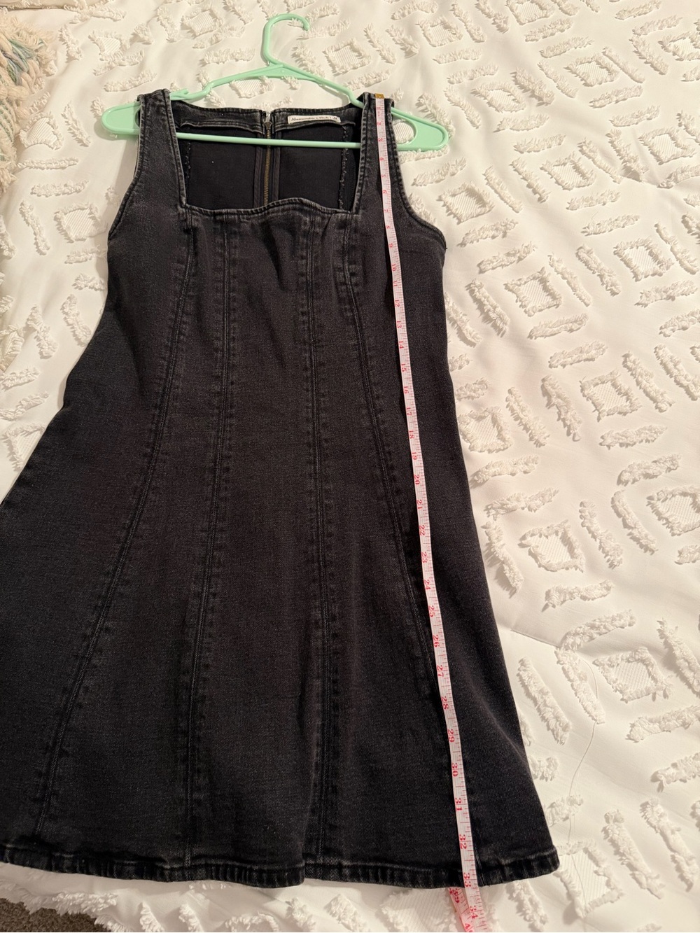 Abercrombie & fitch square neck denim mini dress - Picture 7 of 7